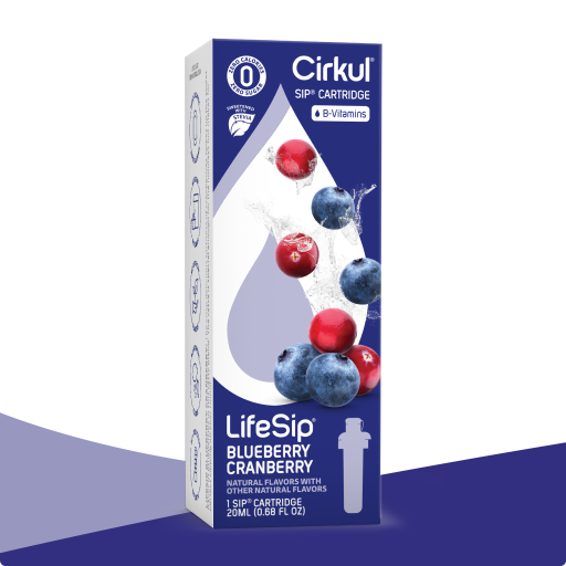 LifeSip Blueberry Cranberry (Stevia) - Active Travel Set